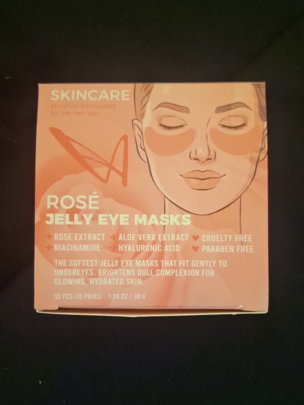 Skincare Rose Jelly Eye Masks